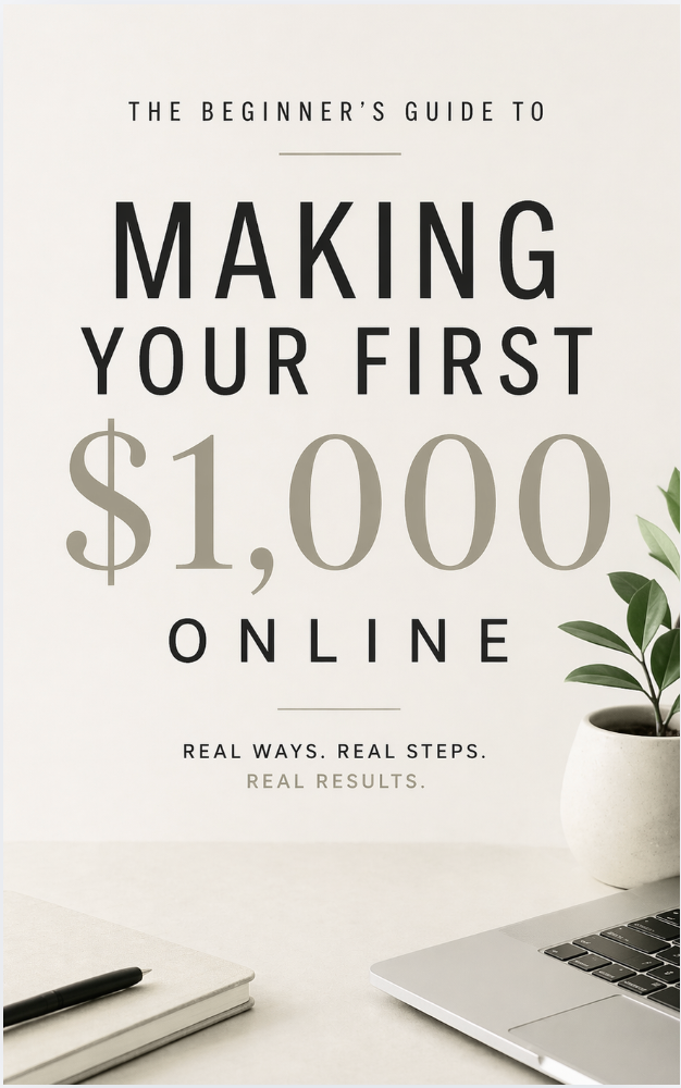 The Beginner's Guide to Making Your First $1,000 Online