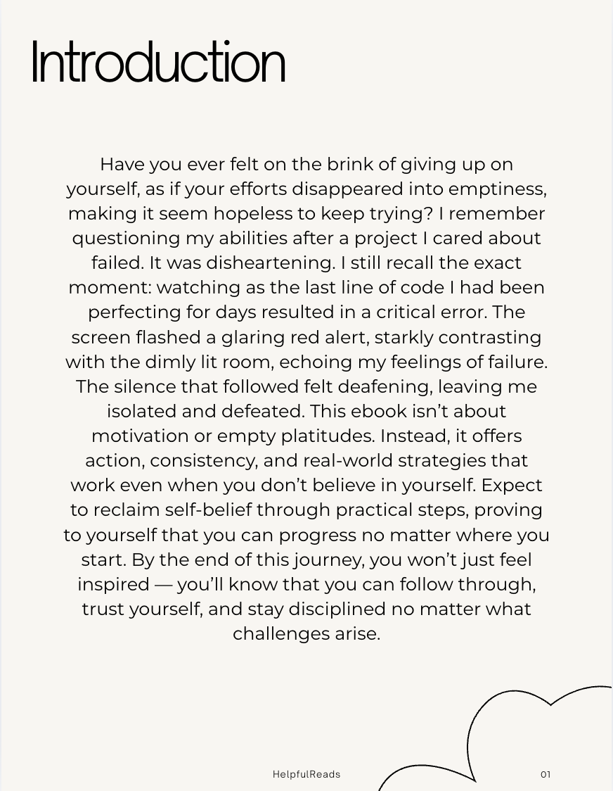 Staying Disciplined When You Stop Believing In Yourself