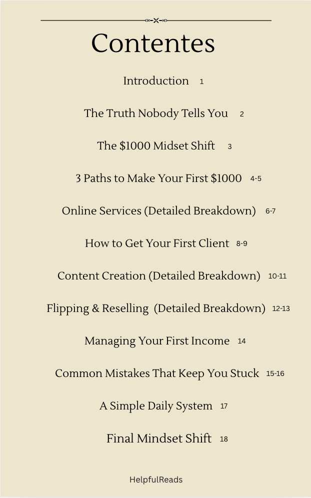 The Beginner's Guide to Making Your First $1,000 Online